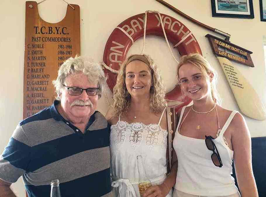 Rob Noble with his family celebrating the club founded by his parents 40 years ago