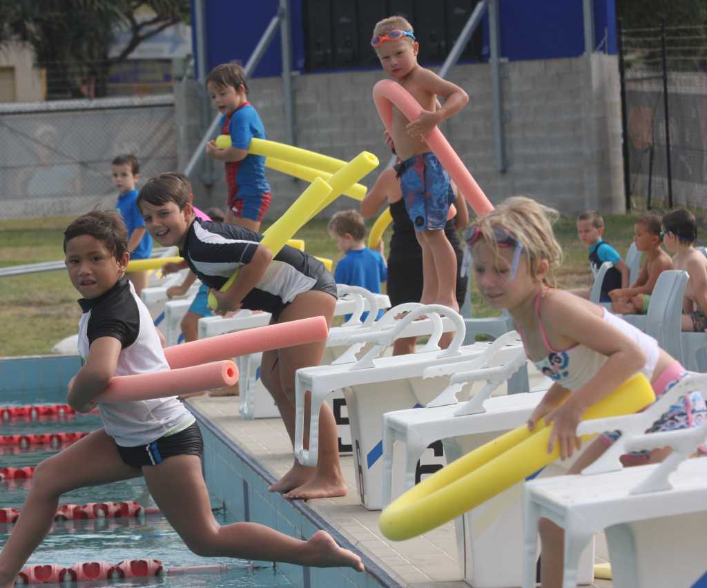 Rainbow Beach Warriors swim club 2016 year starts