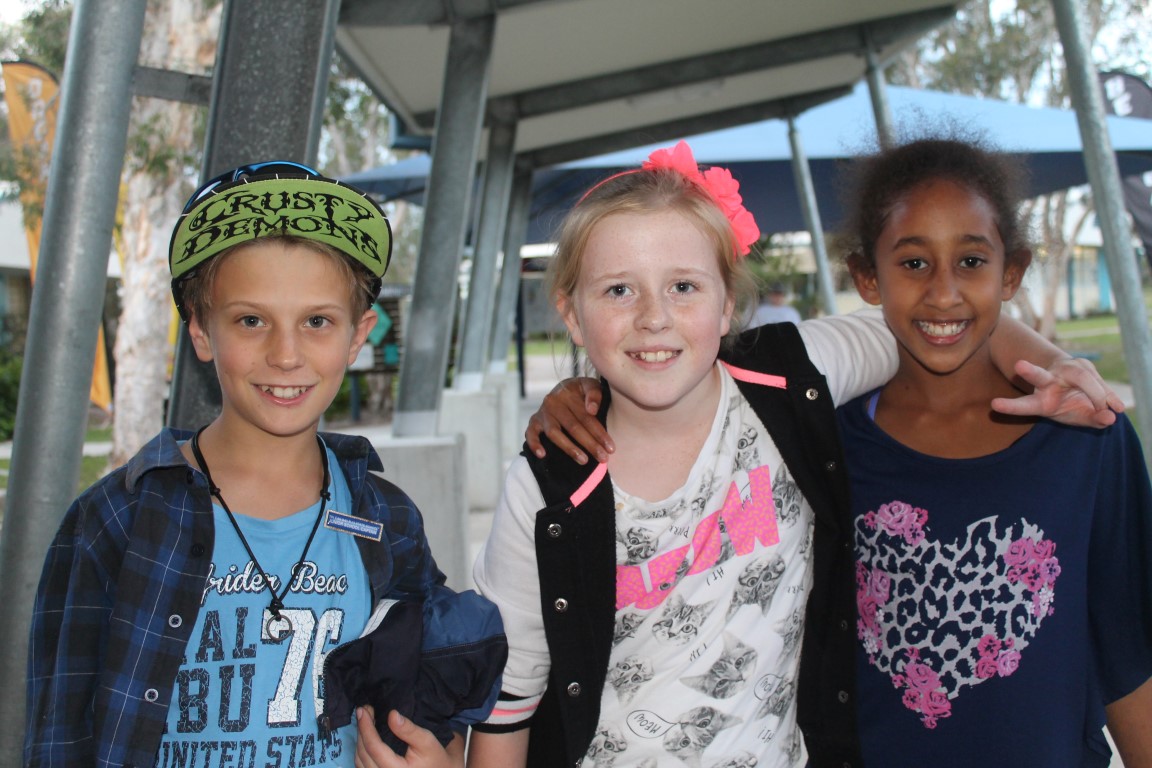 Junior School Captains Lachlan and Nadine and Jorja
