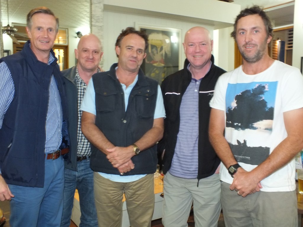 Destination Gympie's Andrew Saunders, Mark Beech, Simon Latchford and CEO Simon Ambrose brought Sunshine Coast Destinations Ltd (SCDL ) and Sean Permezel 