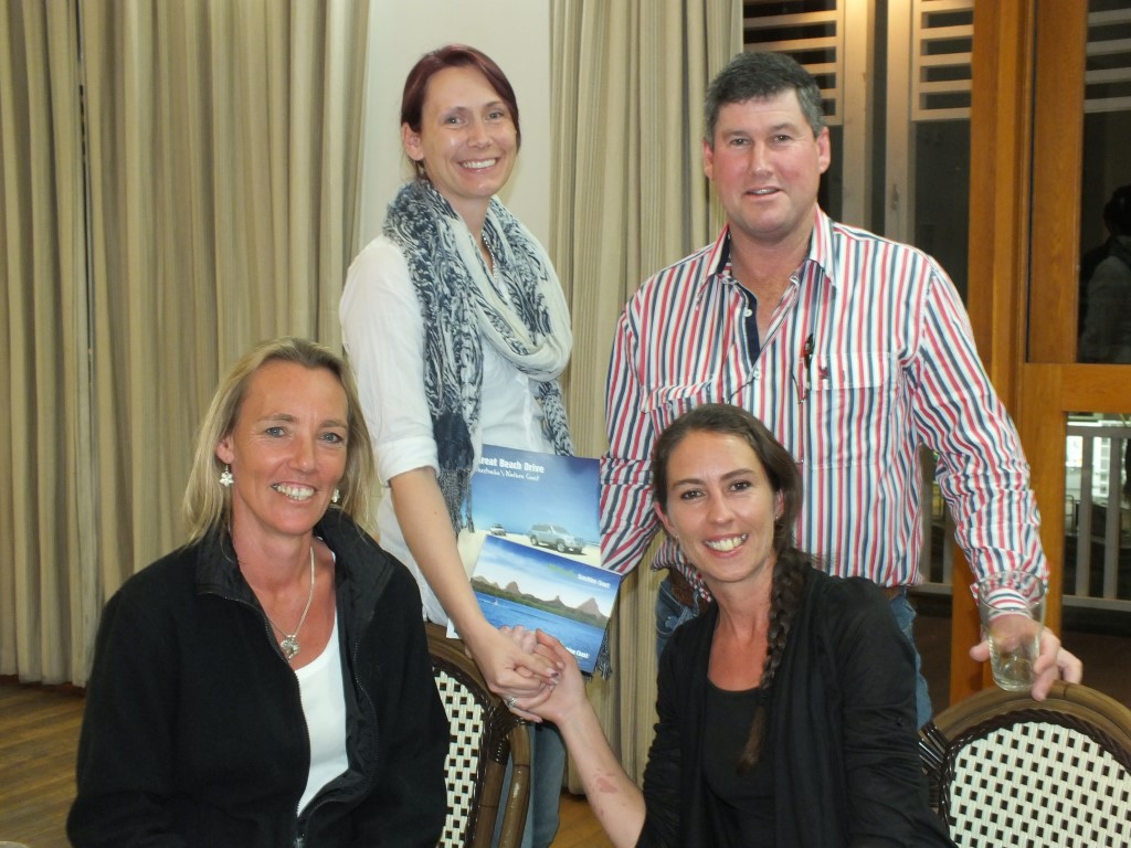 Working collaboratively: Rachel Croker, Cassandra Perryman, Mike and Kirstie Jordison