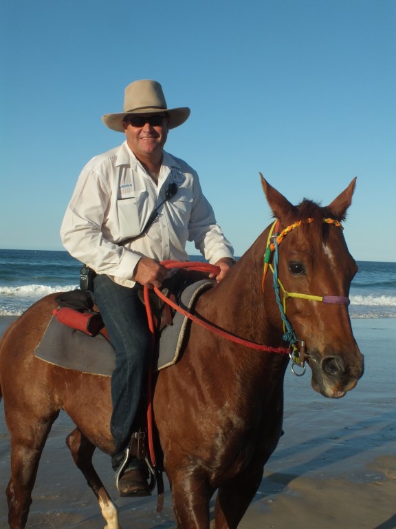 Andrew McCarthy, owner of Rainbow Beach Horse Rides is seeing benefits already from the program