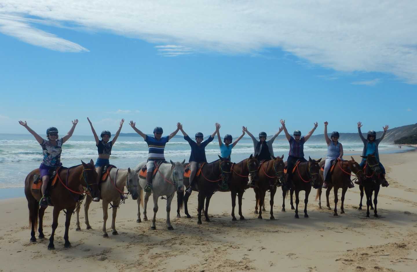 Australian Tourism Export Council (ATEC) buyers attended a post workshop by VSC and DGR here and included a Rainbow Beach hor