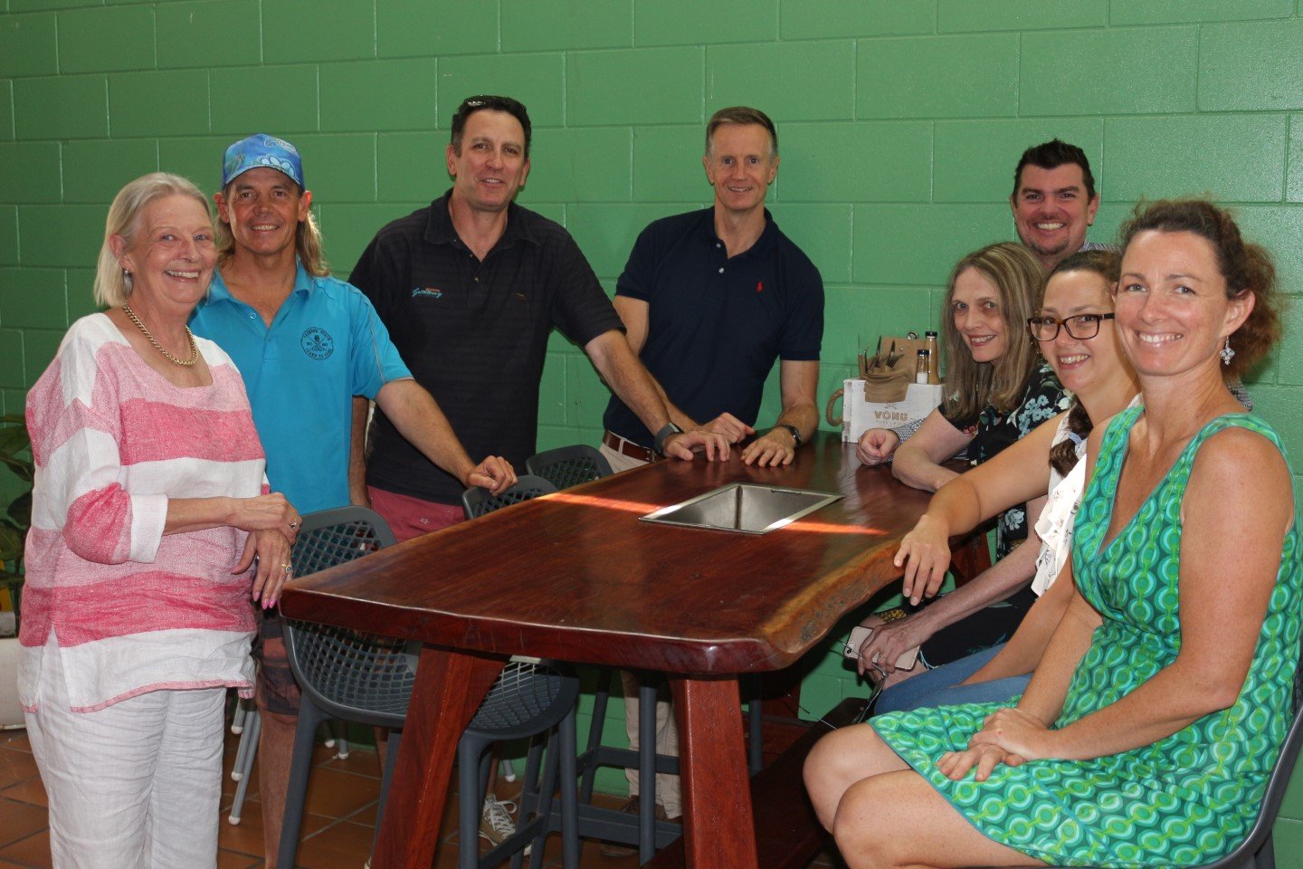 Cooloola Coast Tourism Operators Jan Foletta, Dean Marshall, Heatley Gilmore, Andrew Saunders, Michael Nelson, Jenny Gray, Tr