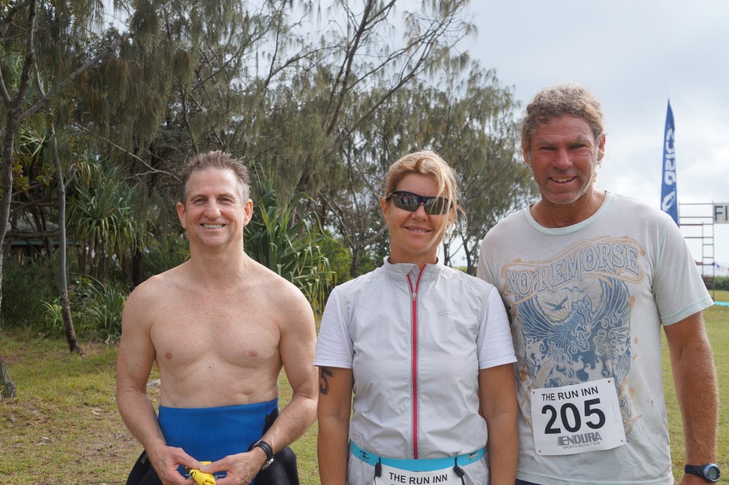 Brad Hethorn and  Dee Seeley brought in friendly rivalry in the bike legs