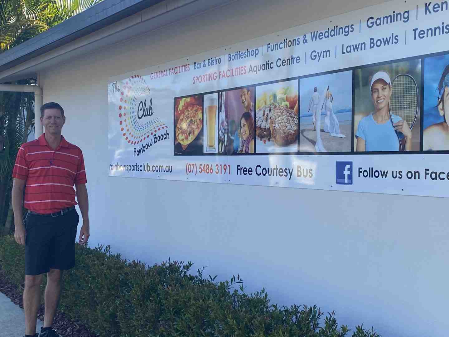 Welcome to Troy Somerville, the new General Manager at Rainbow Beach Sports Club