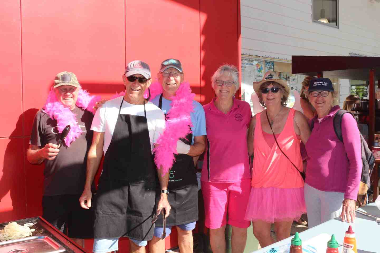 Some of the fabulous walkers and volunteers during last month’s Walk for Women's Cancer were Murray, Chris Keen, Bob Gudge, G