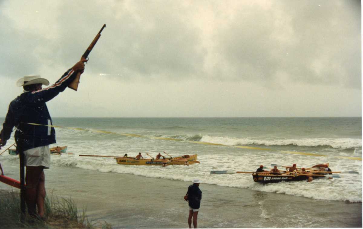 WAY BACK WHEN - this surf boat competition was held on the main beach