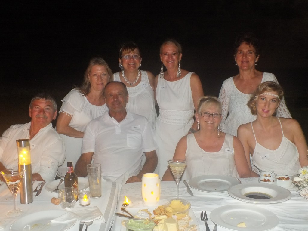 Back row: Naomi Warburton, Lindy Orwin, Glenys Badcock,  Robyn  Lynn, Front row: Rob Warburton, Paul Badcock, Trish Torenbeek, Ella Pepinghege