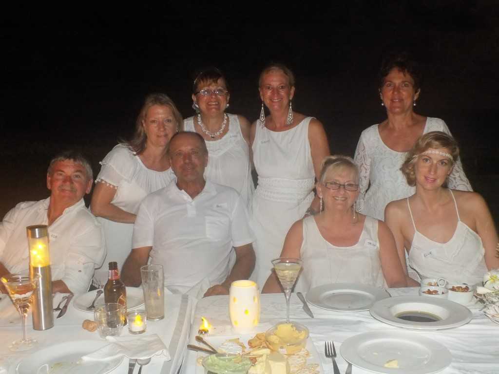 At the secret location (the headland) from last year's White for a Night!