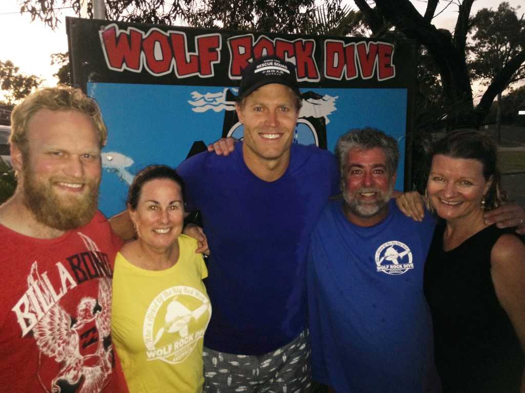 Dr Chris Brown from The Living Room dived with the team from Wolf Rock Dive Centre