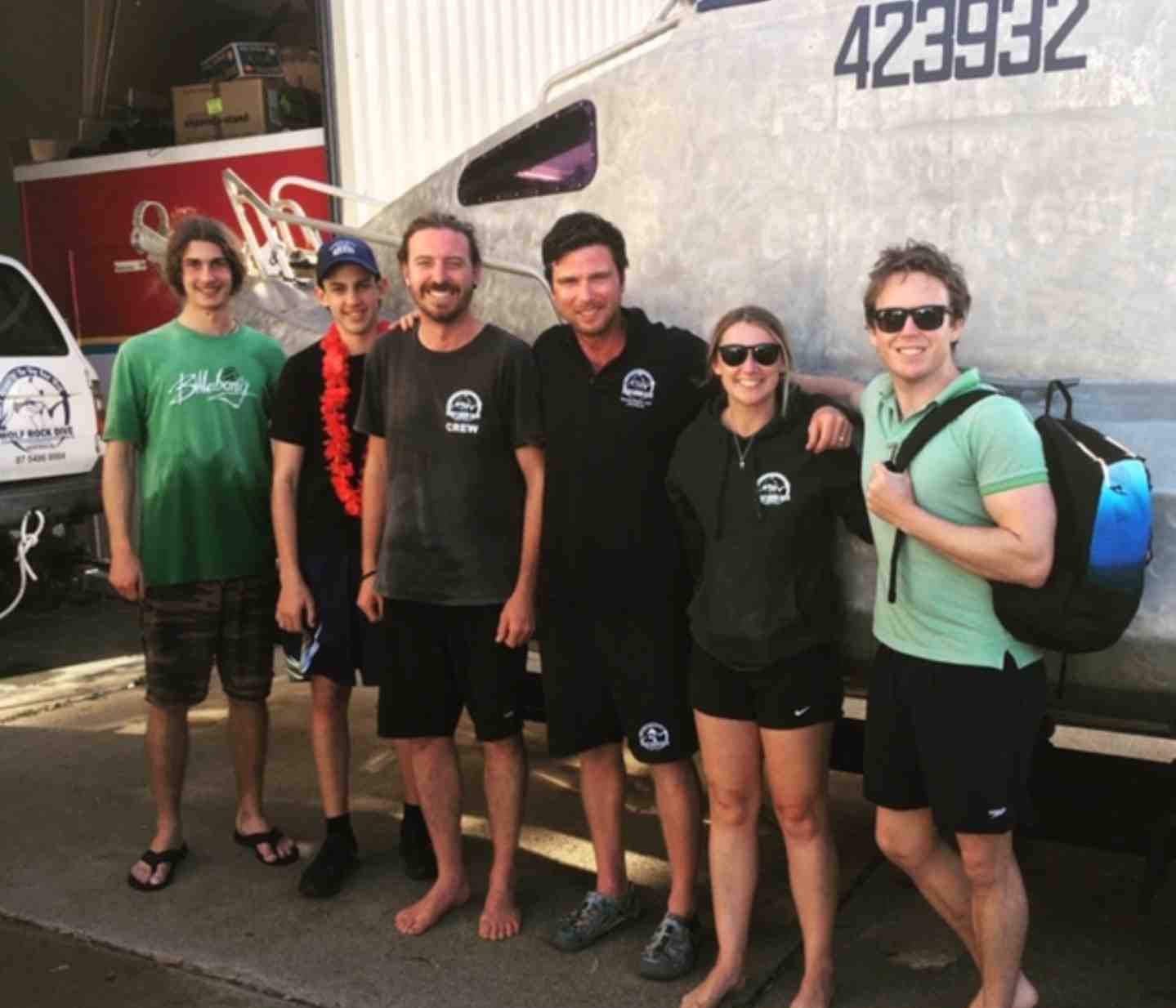 Wolf Rock Dive - The latest PADI Open Water Certified scuba divers - Bailey Symons, Charlie Kingsley, Alex Heathcote, James N