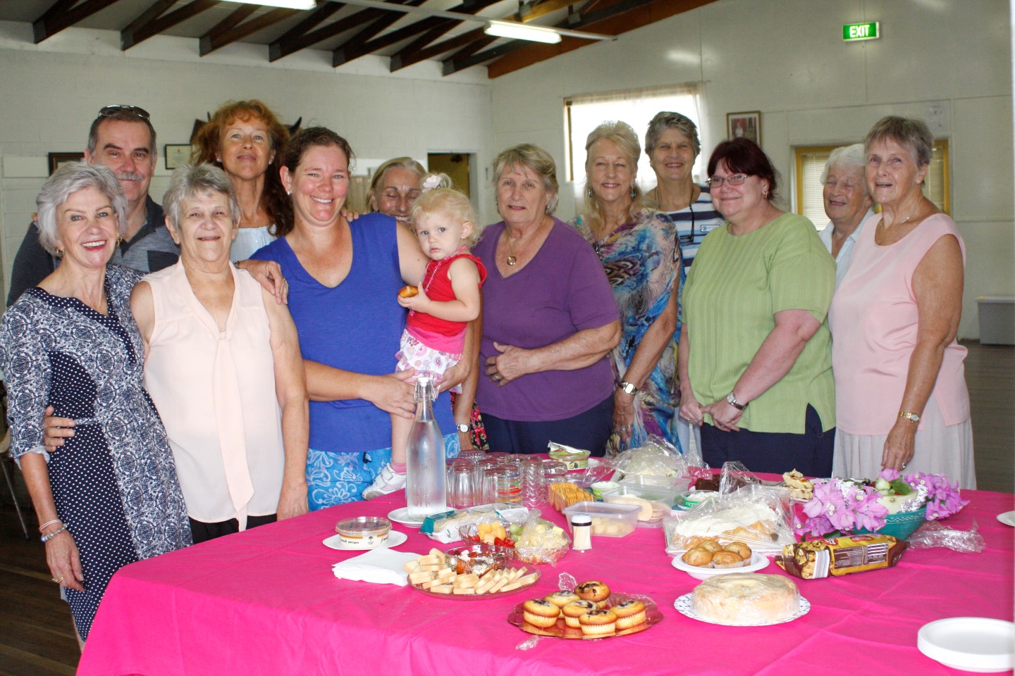 Jess Milne from Soul from the Belly with some of the participants from the International Women’s Day event