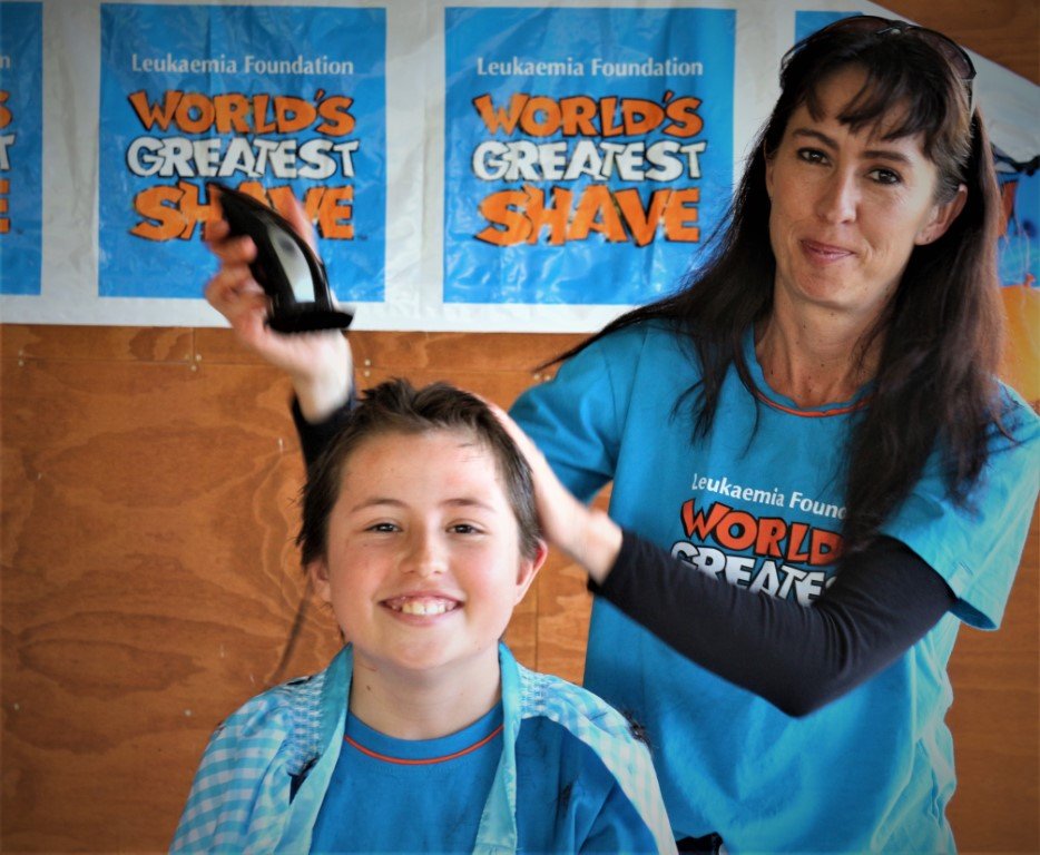 Mum Kirstie was the only one trusted to shave daughter Ella's hair for the World's Greatest Shave, raising money for blood cancer 