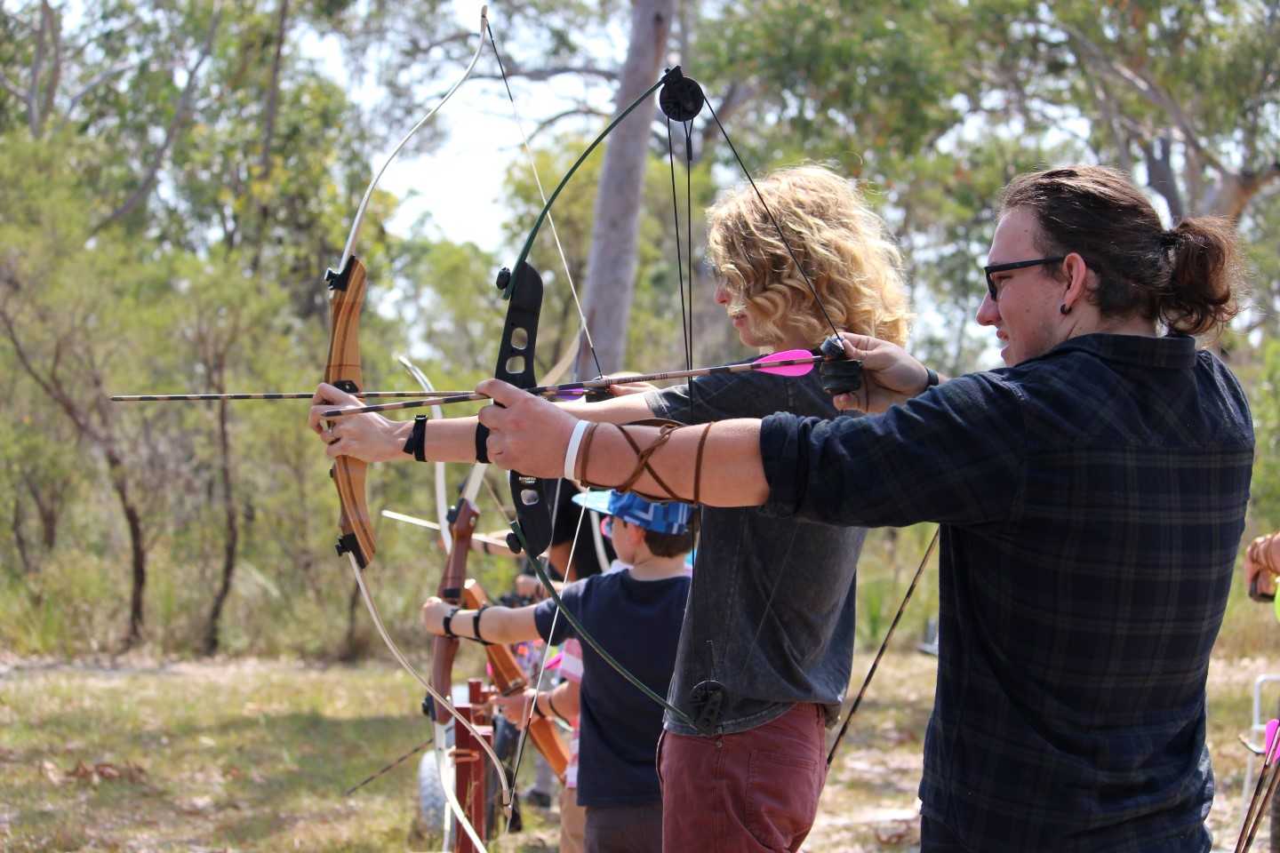 Zach Hassell and Braden Gray line up their shots Image Teah Mallo
