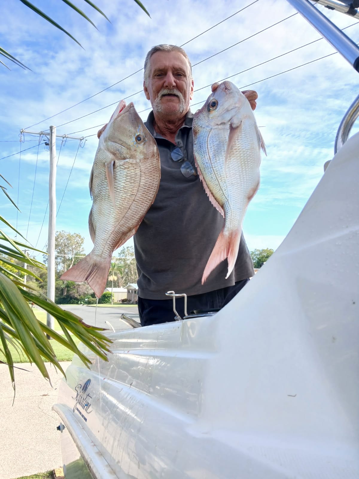 Mr Consistency AKA Mal Kay boated this Snapper and Sweetlip.