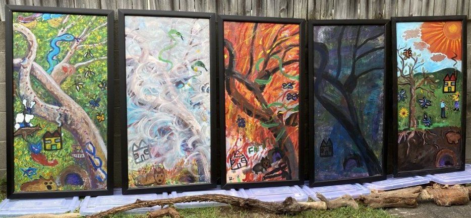 Bushfire appeal artwork complete post image