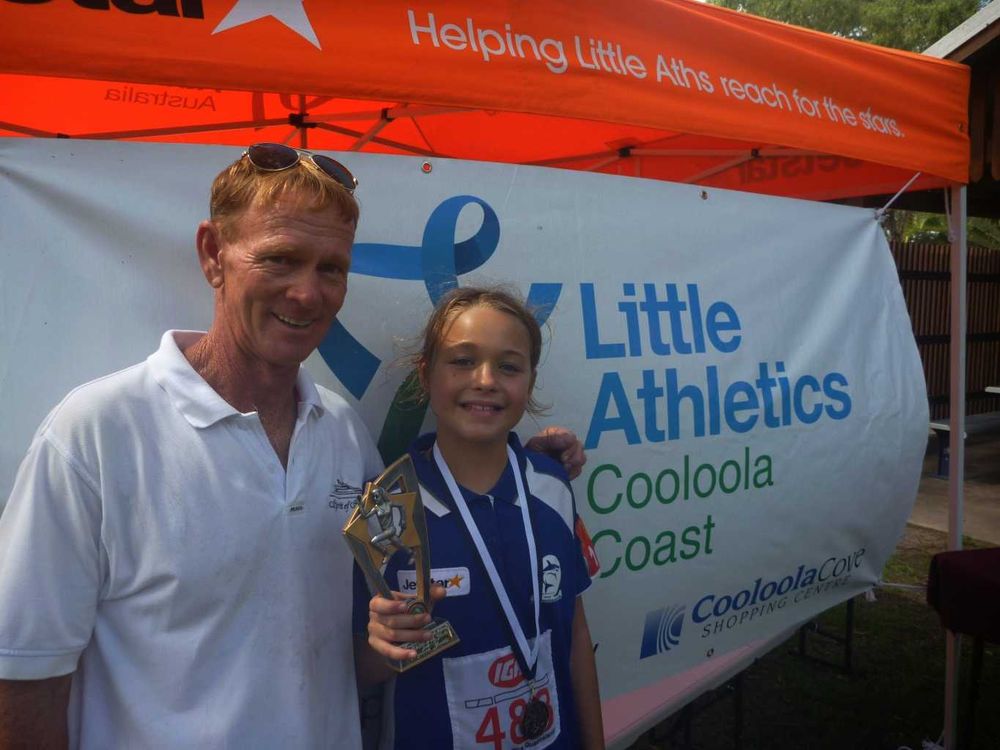 Coach Bill McKechnie shares his skills with Cooloola Coast Little Athletics post image
