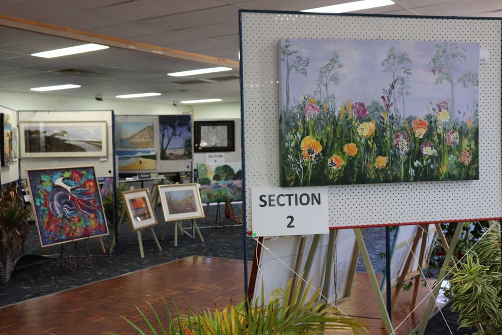 Entry time for the art show post image