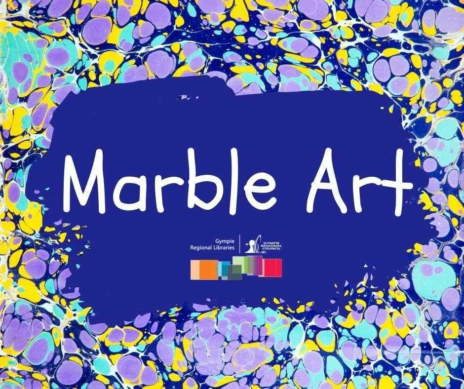 Marble Art at Gympie Library post image