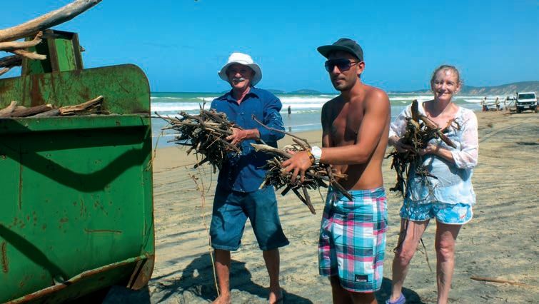 People Power clear the beach post image