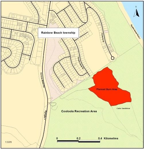 Planned burns near Rainbow Beach post image