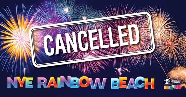 NYE Fireworks cancelled at Rainbow Beach post image