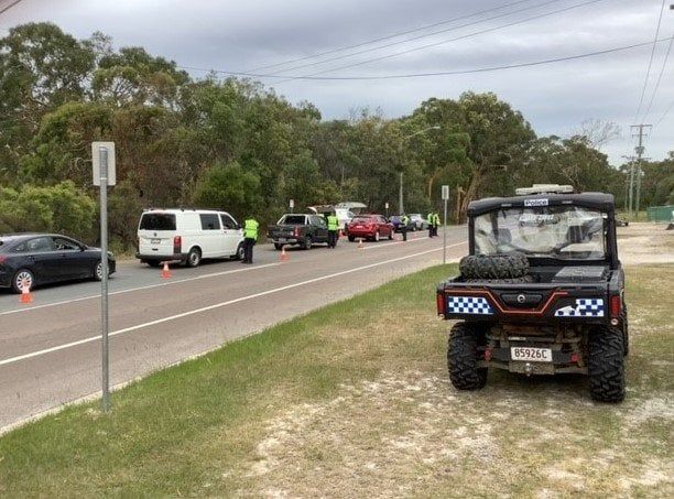 Rainbow Beach sees large scale roadside testing for Schoolies Week 2022 post image