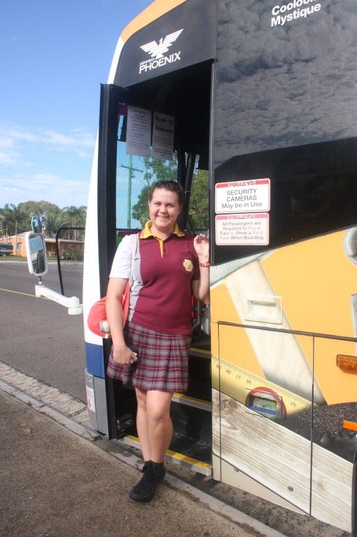 Standing on school bus is acceptable post image