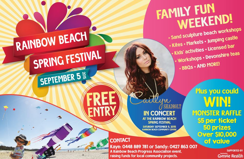 Caitlyn Shadbolt headlines the Rainbow Beach Spring Festival post image