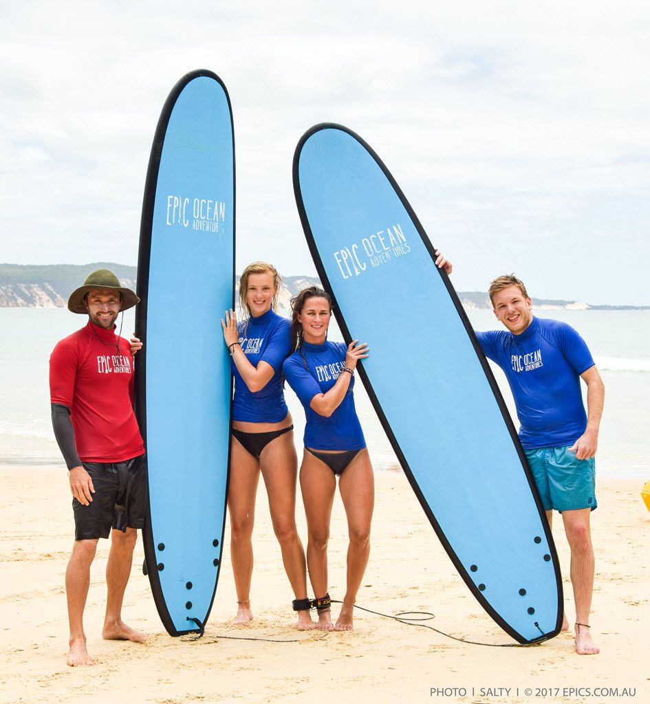 World surfer instructs at Rainbow Beach post image
