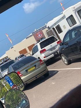 RV parking spots signage would help visitors post image