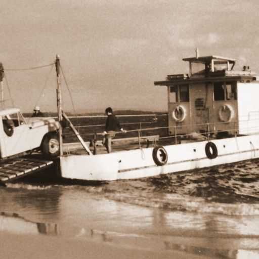 Do you remember way back when........... a barge trip to K'gari (Fraser Island) was one vehicle at a time? post image