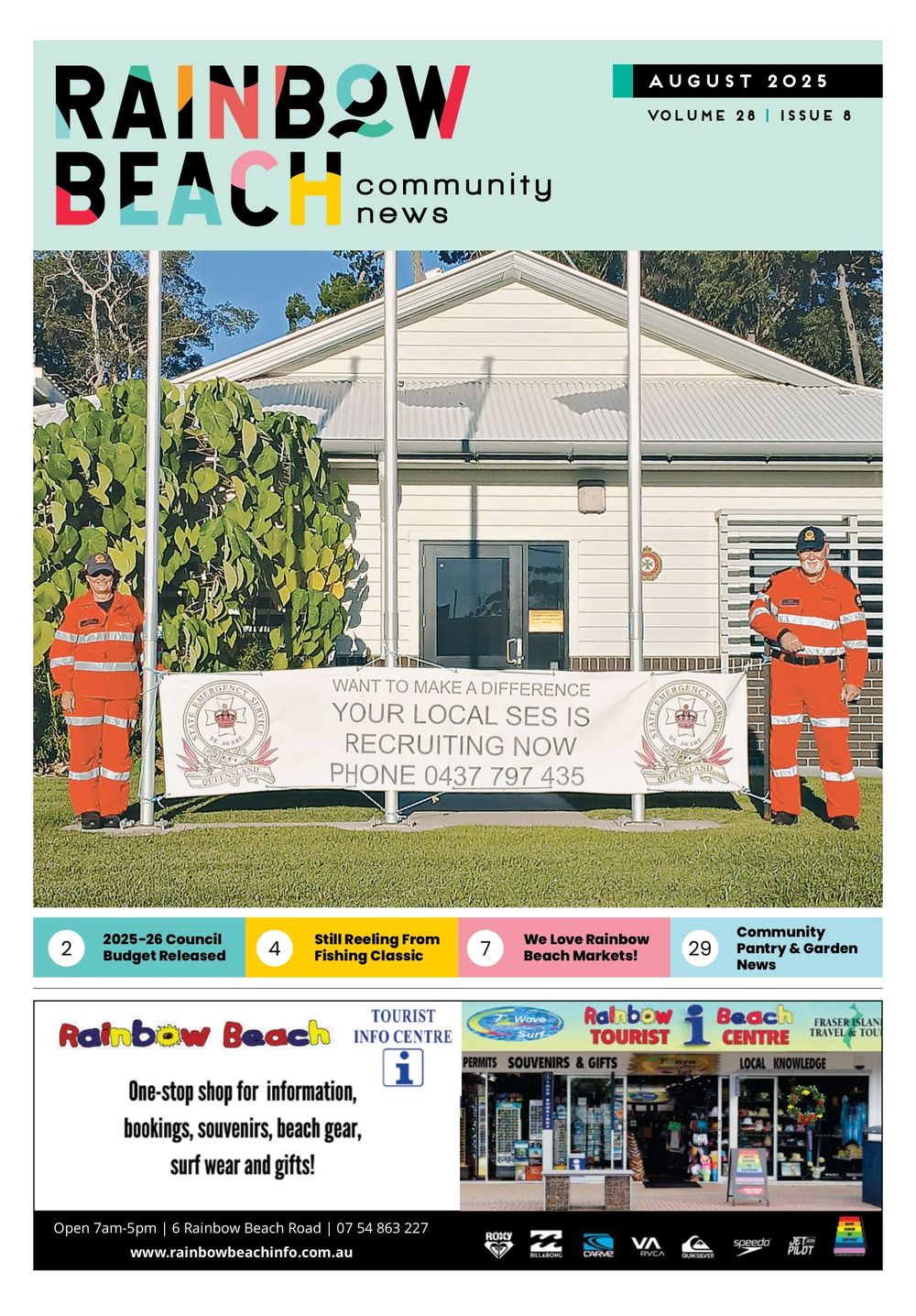 Rainbow Beach Community News August 2025 post image