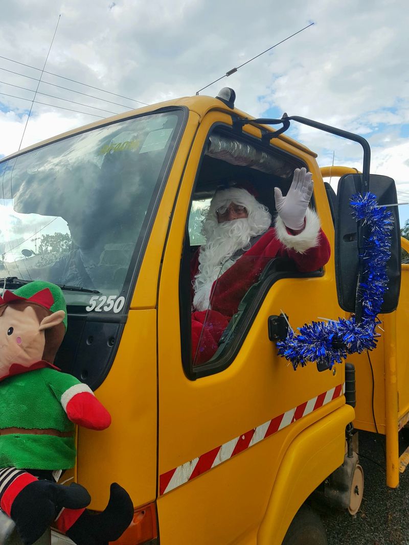 Santa Visits Cove and Bay