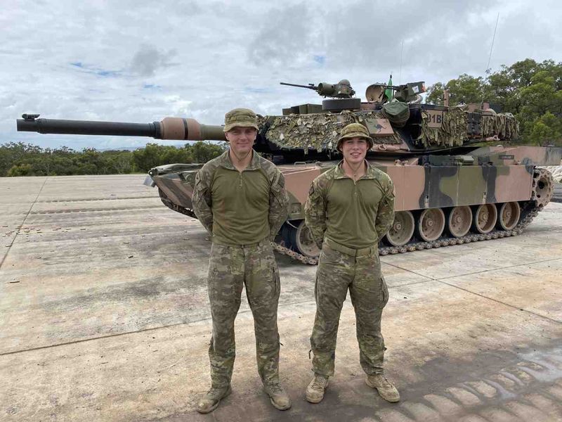 Army - Corporal Justin Choiatto and Trooper Dade Goldberg shared what happens in a live fire training exercise