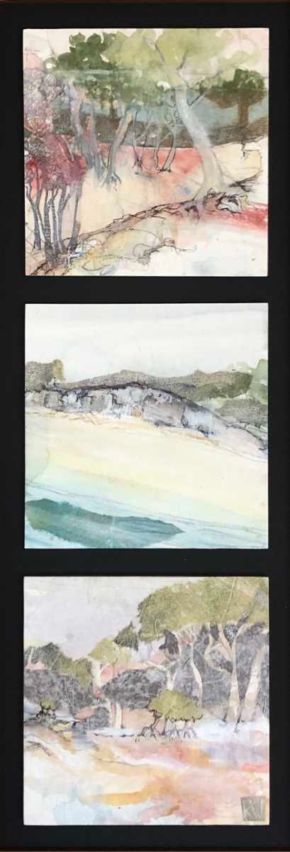 Image credit: Kate Websdale, Tidal Reflections (mixed media), 2023.