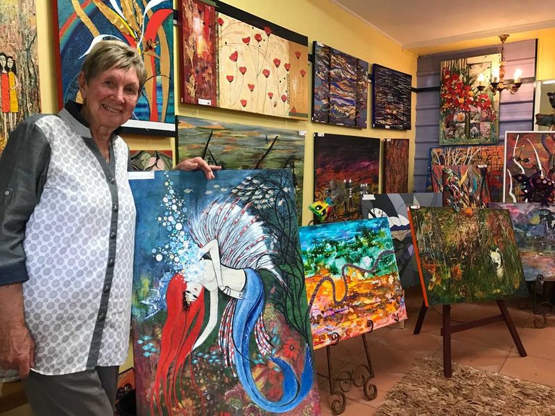 Local artist, Jill McDonald encourages everyone to enter the Art Show and Photography Competition held July 28-30 at the Coun
