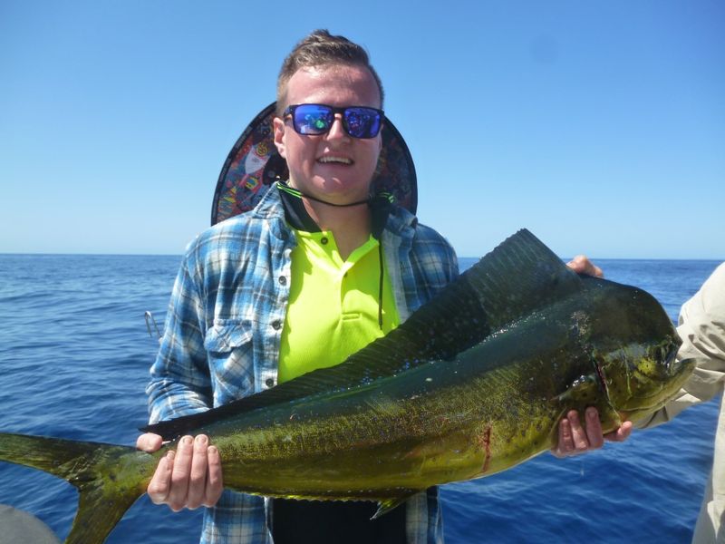 A mahi mahi (or dolphin fish) for Trent!