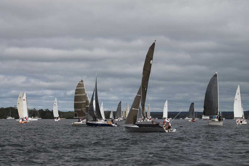 See the Bay to Bay begin their two-day race on May 4 in Tin Can Bay Image Karen Van der Heijde