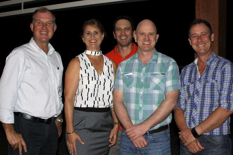 MP Tony Perrett and his wife Michelle spoke to RBCT members Heatley Gilmore, Mark Beech and Nigel Worthington