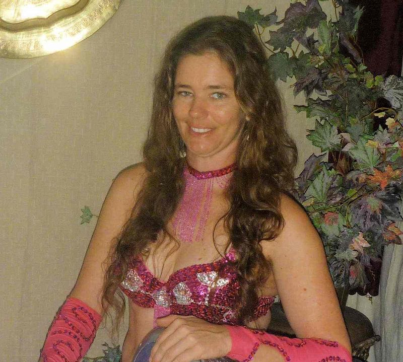 Jess several years ago as she continued on her belly dance journey
