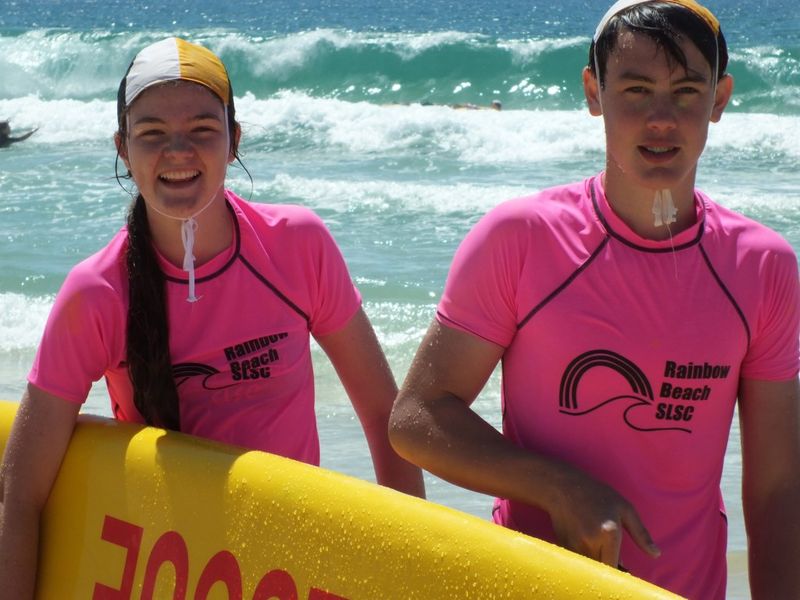 Libby White and Coby Tuton had fun at the last Bronze Camp