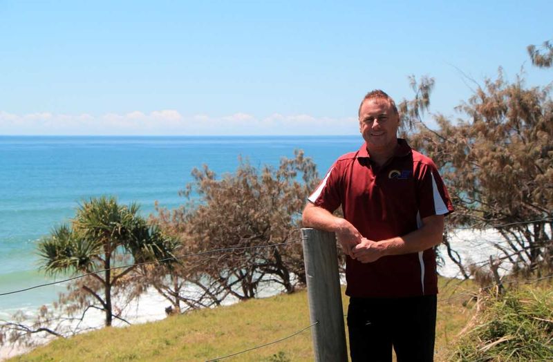 Bruce Lange looking forward to bigger and better things happening at the Surf Lifesaving Club