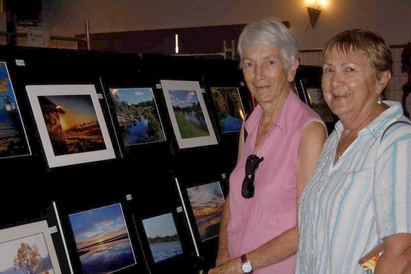 Enjoy a glass of wine whilst you browse the work of our very talented locals - January 21-22