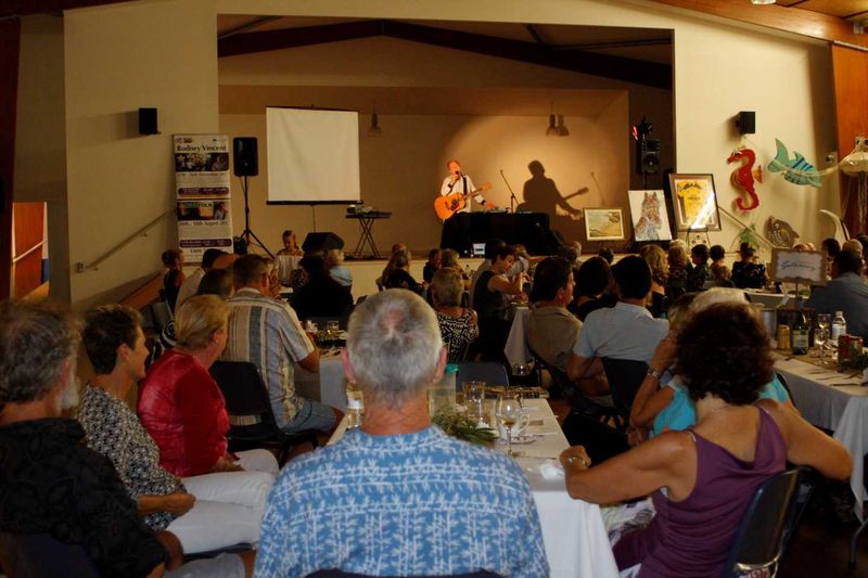Rodney Vincent performed for more than 145 guests