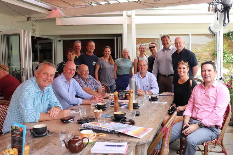 Lachlan Millar, Shadow Minister for Fire, Emergency Services and Volunteers, MP Pat Weir, Member for Condamine, Tony Perrett