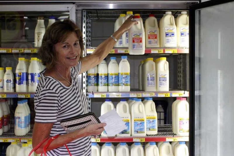 Rosie Stewart selects milk from local farmers
