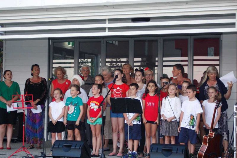 Carols - Well done local singers and members of the school choir