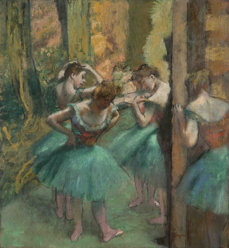 Edgar Degas Dancers, Pink and Green c.1890